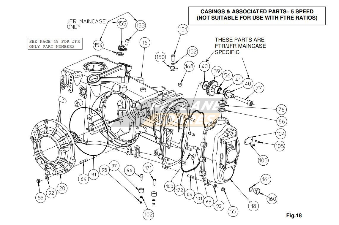 CASINGS & ASSOCIATED PARTS